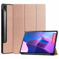 Планшетный чехол для Lenovo Tab P12 Pro TB-Q706F (2021) (розовое золото)