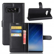 Чехол с визитницей для Samsung Galaxy Note 8 (черный) Чехол с визитницей для Samsung Galaxy Note 8 (черный)