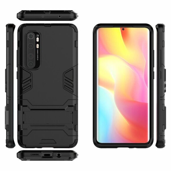 Чехол Duty Armor для Xiaomi Mi Note 10 Lite (черный) Чехол Duty Armor для Xiaomi Mi Note 10 Lite (черный)
