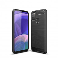 Чехол-накладка Carbon Fibre для Samsung Galaxy M30s / Galaxy M21 (черный) Чехол-накладка Carbon Fibre для Samsung Galaxy M30s / Galaxy M21 (черный)