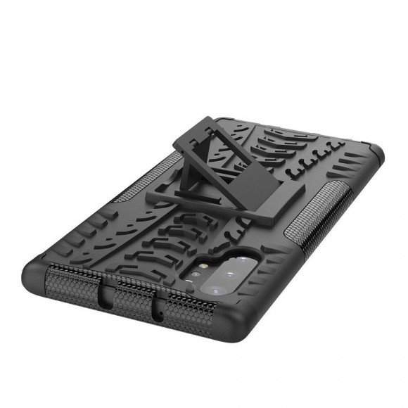 Чехол Hybrid Armor для Samsung Galaxy Note 10+ (Plus) (черный) Чехол Hybrid Armor для Samsung Galaxy Note 10+ (Plus) (черный)