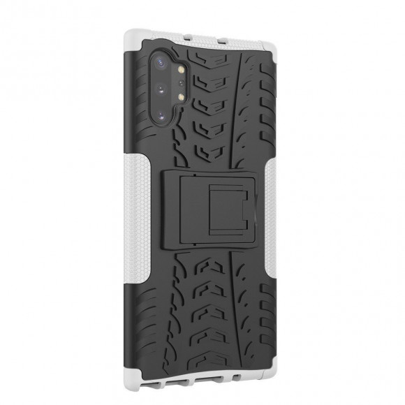 Чехол Hybrid Armor для Samsung Galaxy Note 10+ (Plus) (черный + белый) Чехол Hybrid Armor для Samsung Galaxy Note 10+ (Plus) (черный + белый)