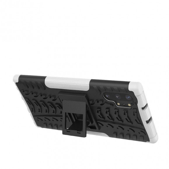 Чехол Hybrid Armor для Samsung Galaxy Note 10+ (Plus) (черный + белый) Чехол Hybrid Armor для Samsung Galaxy Note 10+ (Plus) (черный + белый)
