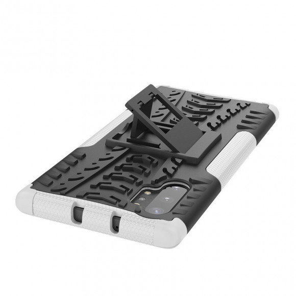 Чехол Hybrid Armor для Samsung Galaxy Note 10+ (Plus) (черный + белый) Чехол Hybrid Armor для Samsung Galaxy Note 10+ (Plus) (черный + белый)