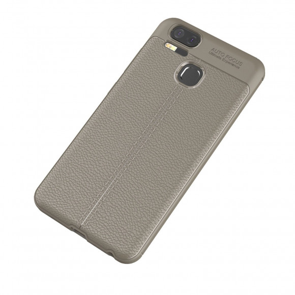 Чехол-накладка Litchi Grain для Asus Zenfone 3 Zoom ZE553KL (серый) Чехол-накладка Litchi Grain для Asus Zenfone 3 Zoom ZE553KL (серый)