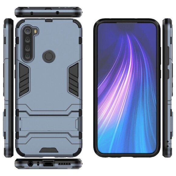 Чехол Duty Armor для Xiaomi Redmi Note 8T (темно-синий)
