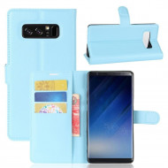 Чехол с визитницей для Samsung Galaxy Note 8 (голубой) Чехол с визитницей для Samsung Galaxy Note 8 (голубой)