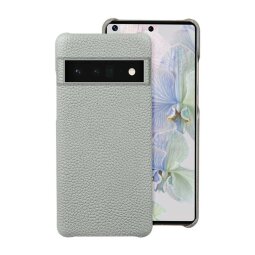 Кожаный чехол Cowhide для Google Pixel 6 Pro (серый)
