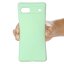 Силиконовый чехол Mobile Shell для Google Pixel 7a (зеленый)