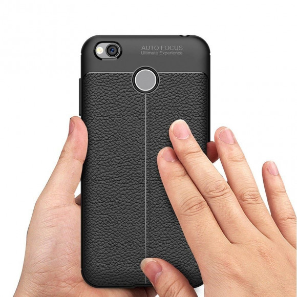 Чехол-накладка Litchi Grain для Xiaomi Redmi 4X (красный) Чехол-накладка Litchi Grain для Xiaomi Redmi 4X (красный)