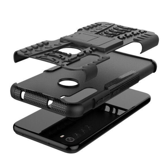 Чехол Hybrid Armor для Xiaomi Redmi Note 8T (черный) Чехол Hybrid Armor для Xiaomi Redmi Note 8T (черный)