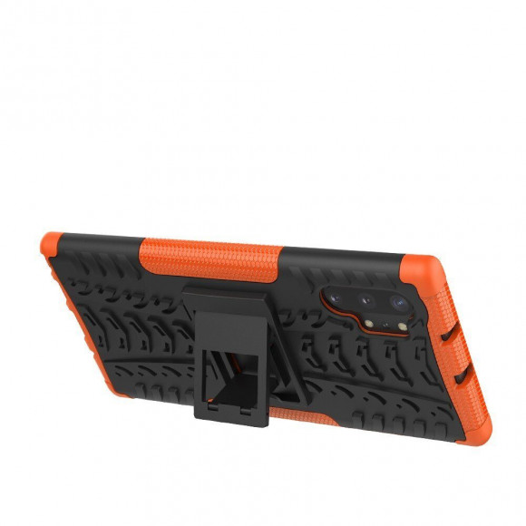 Чехол Hybrid Armor для Samsung Galaxy Note 10+ (Plus) (черный + оранжевый) Чехол Hybrid Armor для Samsung Galaxy Note 10+ (Plus) (черный + оранжевый)