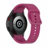 Силиконовый ремешок для Samsung Galaxy Watch 5 / Watch 5 Pro (красно-коричневый)