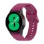 Силиконовый ремешок для Samsung Galaxy Watch 5 / Watch 5 Pro (красно-коричневый)