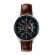 Кожаный ремешок Crocodile Texture для Samsung Gear Sport / Gear S2 Classic / Galaxy Watch 42мм / Watch Active / Watch 3 (41мм) / Watch4 (коричневый)