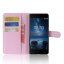 Чехол с визитницей для Nokia 8 (розовый)