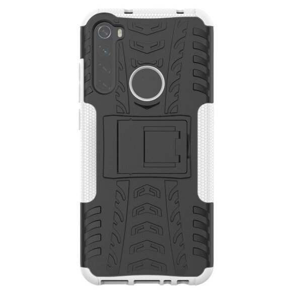 Чехол Hybrid Armor для Xiaomi Redmi Note 8T (черный + белый)