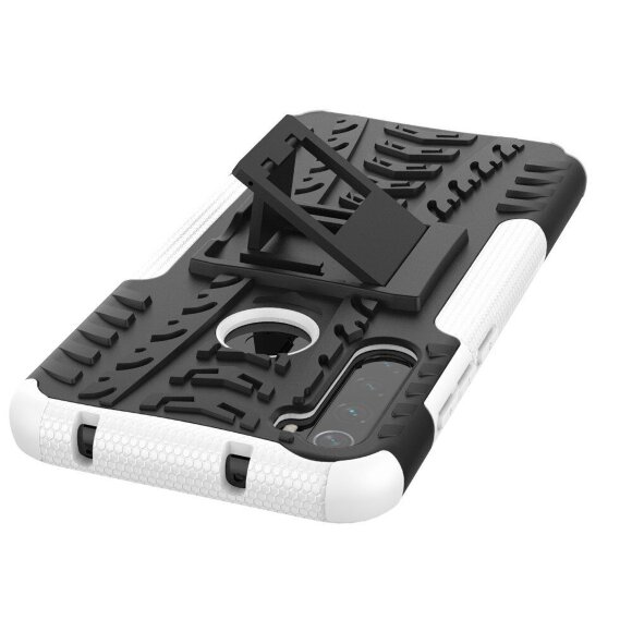 Чехол Hybrid Armor для Xiaomi Redmi Note 8T (черный + белый)