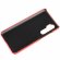 Кожаная накладка-чехол для Xiaomi Mi Note 10 Lite (красный)