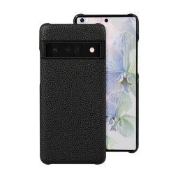 Кожаный чехол Cowhide для Google Pixel 6 Pro (черный)