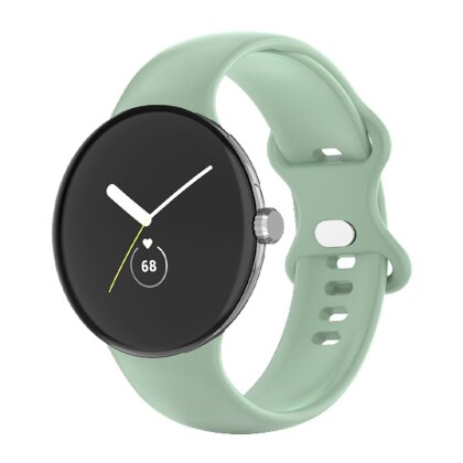 Силиконовый ремешок для Google Pixel Watch - Size Large (светло-зеленый)