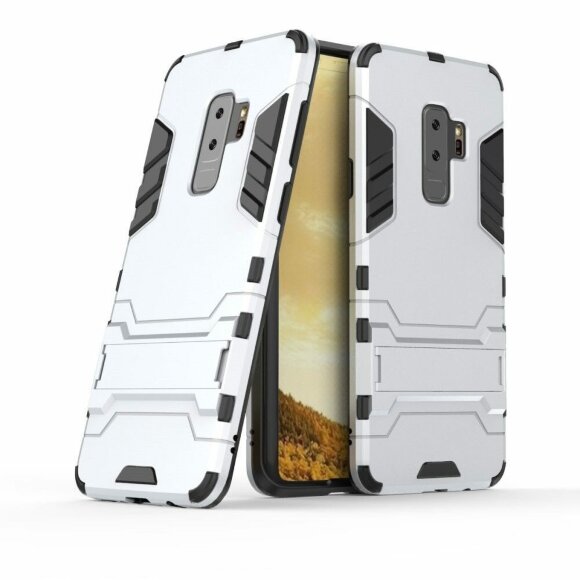 Чехол Duty Armor для Samsung Galaxy S9+ (серебряный)