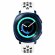 Двухцветный силиконовый ремешок для Samsung Gear Sport / Gear S2 Classic / Galaxy Watch 42мм / Watch Active / Watch 3 (41мм) / Watch4 (белый+черный)