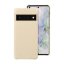 Кожаный чехол Cowhide для Google Pixel 6a (бежевый)
