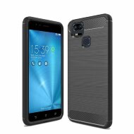 Чехол-накладка Carbon Fibre для Asus Zenfone 3 Zoom ZE553KL (черный) Чехол-накладка Carbon Fibre для Asus Zenfone 3 Zoom ZE553KL (черный)