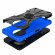 Чехол Armor Shockproof Ring Holder для Infinix NOTE 12 PRO (черный + голубой)