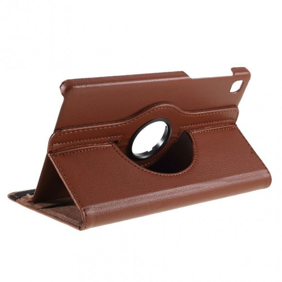 Поворотный чехол для Samsung Galaxy Tab A7 Lite SM-T220 / SM-T225 (коричневый)