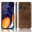 Кожаная накладка-чехол для Samsung Galaxy A60 / Galaxy M40 (коричневый)