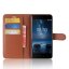 Чехол с визитницей для Nokia 8 (коричневый)