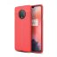 Чехол-накладка Litchi Grain для OnePlus 7T (красный)