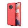 Чехол-накладка Litchi Grain для OnePlus 7T (красный)