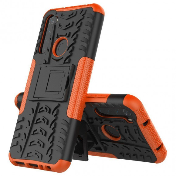 Чехол Hybrid Armor для Xiaomi Redmi Note 8T (черный + оранжевый) Чехол Hybrid Armor для Xiaomi Redmi Note 8T (черный + оранжевый)