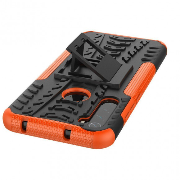 Чехол Hybrid Armor для Xiaomi Redmi Note 8T (черный + оранжевый) Чехол Hybrid Armor для Xiaomi Redmi Note 8T (черный + оранжевый)