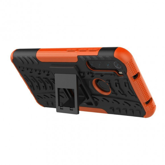 Чехол Hybrid Armor для Xiaomi Redmi Note 8T (черный + оранжевый) Чехол Hybrid Armor для Xiaomi Redmi Note 8T (черный + оранжевый)