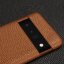 Кожаный чехол Cowhide для Google Pixel 6a (коричневый)