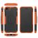 Чехол Hybrid Armor для iPhone 8 / iPhone 7 / iPhone SE (2020) / iPhone SE (2022) (черный + оранжевый)