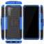 Чехол Hybrid Armor для Honor 30S (CDY-NX9A) (черный + голубой)