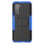 Чехол Hybrid Armor для Honor 30S (CDY-NX9A) (черный + голубой)