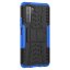 Чехол Hybrid Armor для Honor 30S (CDY-NX9A) (черный + голубой)