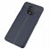 Чехол-накладка Litchi Grain для OnePlus 7T (темно-синий)