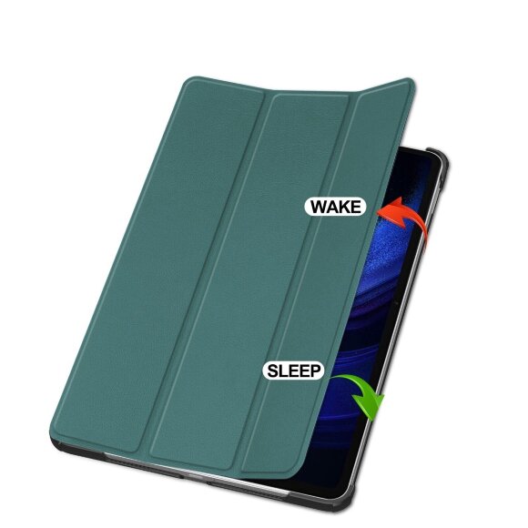 Планшетный чехол для Xiaomi Pad 6, Xiaomi Pad 6 Pro (темно-зеленый) Планшетный чехол для Xiaomi Pad 6, Xiaomi Pad 6 Pro (темно-зеленый)