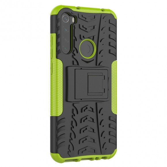 Чехол Hybrid Armor для Xiaomi Redmi Note 8T (черный + зеленый) Чехол Hybrid Armor для Xiaomi Redmi Note 8T (черный + зеленый)