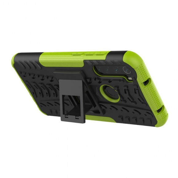 Чехол Hybrid Armor для Xiaomi Redmi Note 8T (черный + зеленый) Чехол Hybrid Armor для Xiaomi Redmi Note 8T (черный + зеленый)