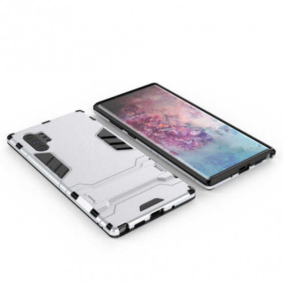 Чехол Duty Armor для Samsung Galaxy Note 10+ (Plus) (серебряный) Чехол Duty Armor для Samsung Galaxy Note 10+ (Plus) (серебряный)