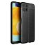 Чехол-накладка Litchi Grain для Samsung Galaxy A22 (черный)