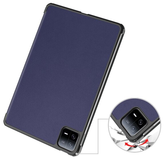 Планшетный чехол для Xiaomi Pad 6, Xiaomi Pad 6 Pro (темно-синий)